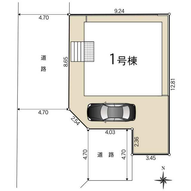 クレイドルガーデン松原市小川 第4の見取り図