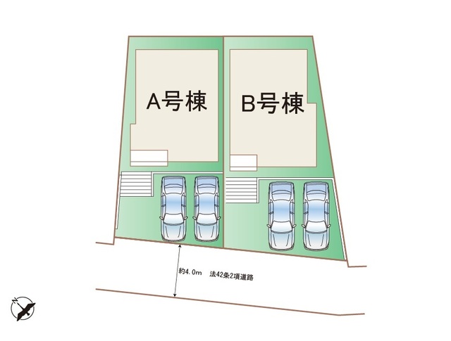 ハートフルタウン横浜市旭区鶴ｹ峰本町2丁目1078番の見取り図
