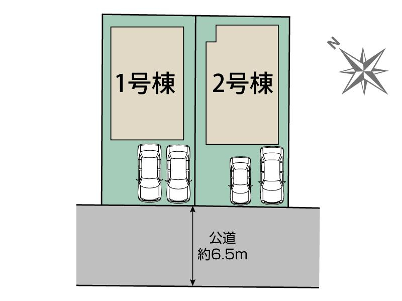 ブルーミングガーデン千葉市美浜区磯辺１丁目２棟の見取り図