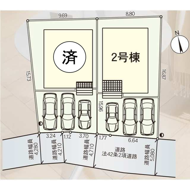 クレイドルガーデン長野市西尾張部 第4の見取り図