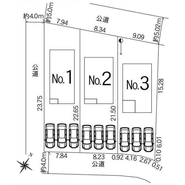 クレイドルガーデン太田市市場町 第6の見取り図