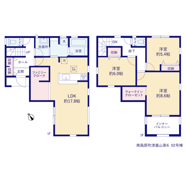 リーブルガーデン南風原町津嘉山第６の見取り図
