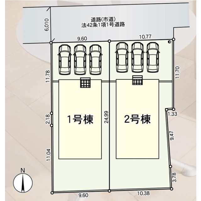 クレイドルガーデン久留米市善導寺町与田 第7の見取り図