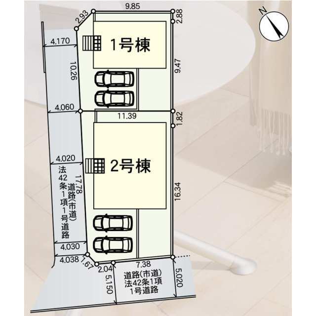 クレイドルガーデン朝倉市甘木 第11の見取り図