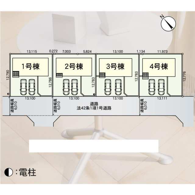 クレイドルガーデン神栖市土合本町 第8の見取り図