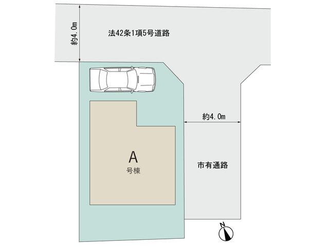 ハートフルタウン府中新町2丁目16番の見取り図