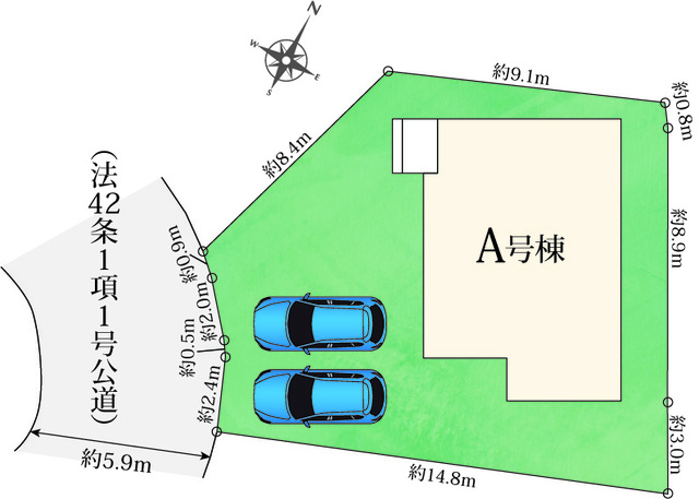 ハートフルタウン春日井市神屋町1602番の見取り図