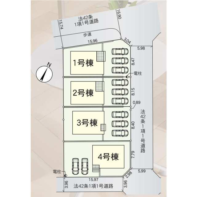 クレイドルガーデンさぬき市志度 第2の見取り図