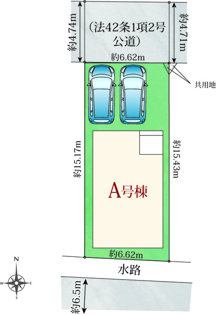 ハートフルタウン高槻栄町2丁目1861番の見取り図