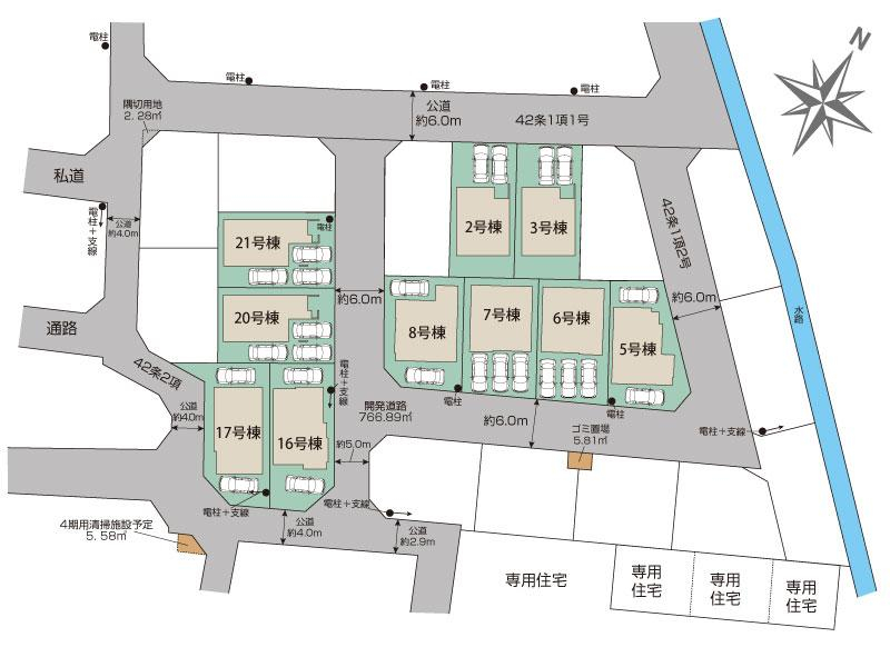 ブルーミングガーデンさいたま市見沼区南中野ガーデンパーク３期の見取り図