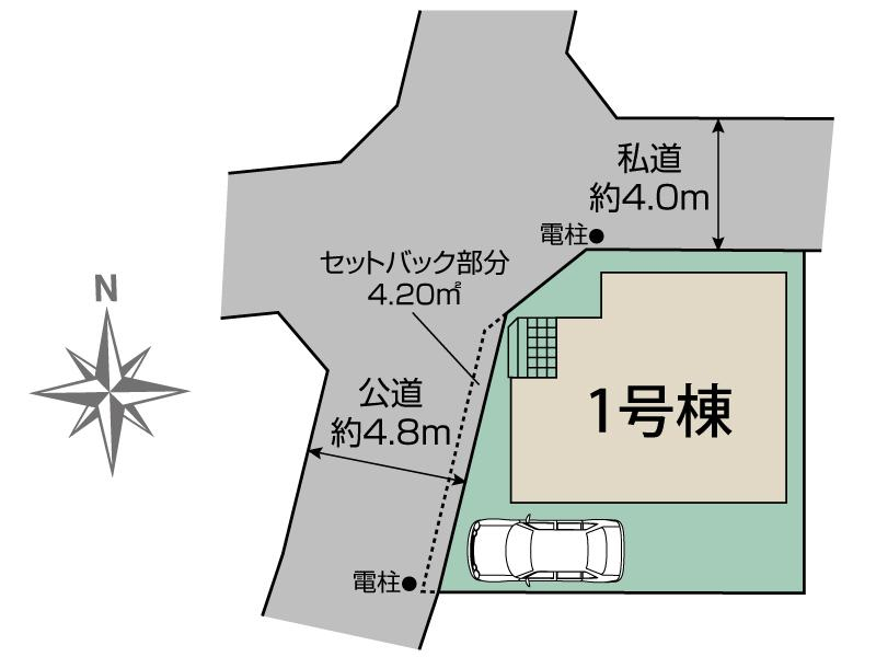 ブルーミングガーデン船橋市芝山５丁目１棟の見取り図