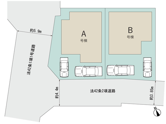 ハートフルタウン千葉市稲毛区宮野木町1286番の見取り図