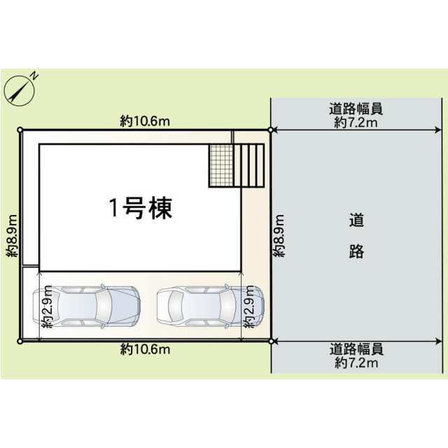クレイドルガーデン四日市市住吉町 第3の見取り図