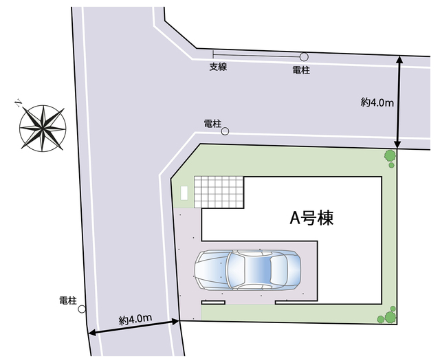 ハートフルタウンふじみ野市大原2丁目2086番の見取り図