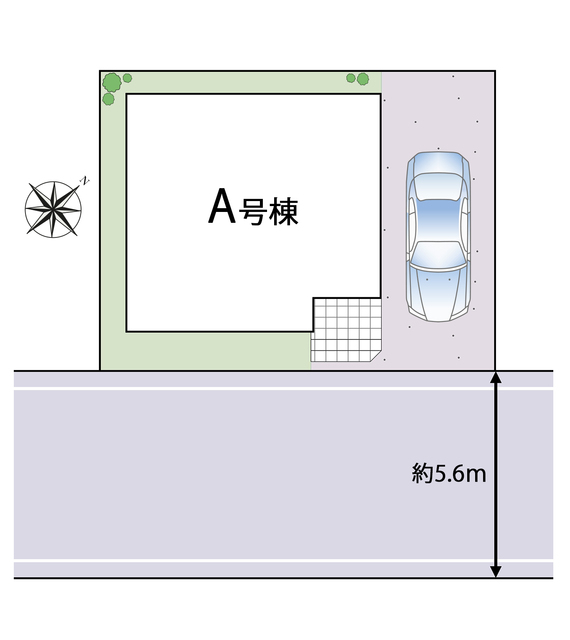 ハートフルタウン松戸市和名ｹ谷48番の見取り図