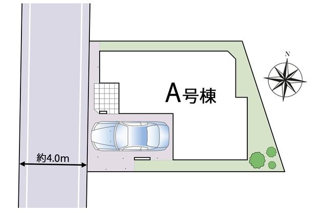 ハートフルタウン川口市前川1丁目4番の見取り図