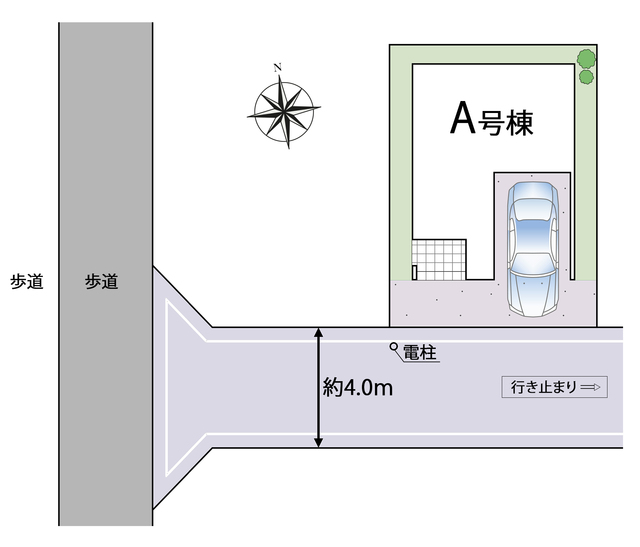 ハートフルタウン足立区古千谷本町2丁目14番の見取り図