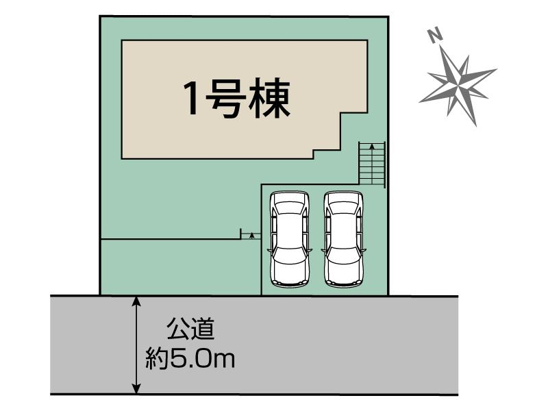ブルーミングガーデン福岡市東区香椎台２丁目１棟の見取り図