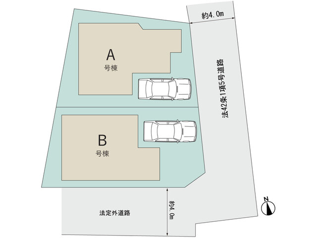 ハートフルタウン川口市大字安行領根岸1899番の見取り図