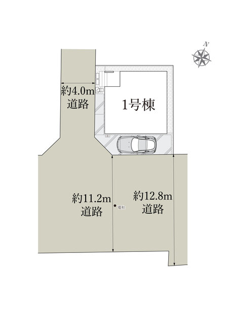 リナージュネクスジー草加市旭町２丁目０２期の見取り図