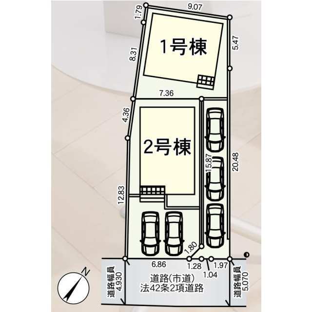 クレイドルガーデン久留米市荒木町白口 第6の見取り図