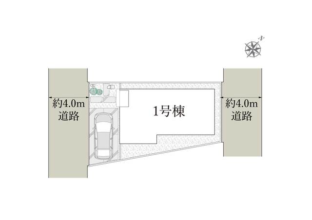 リナージュネクスジー鎌ケ谷市南初富６丁目０１期の見取り図