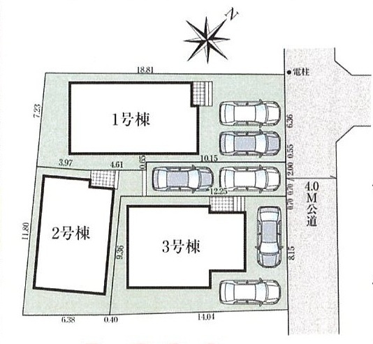 グラファーレ4315船橋市咲が丘２４期３棟の見取り図