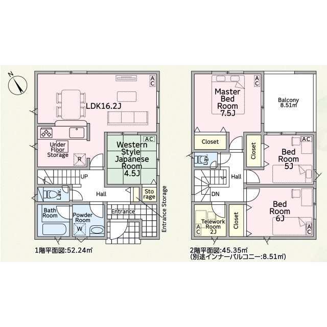 クレイドルガーデン大垣市荒尾町 第3の見取り図