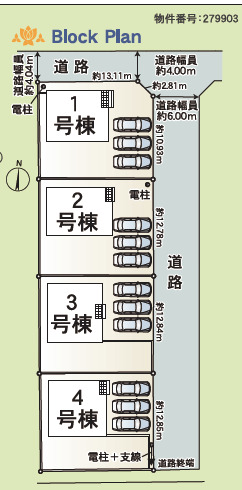 クレイドルガーデン美濃加茂市本郷町 第13の見取り図