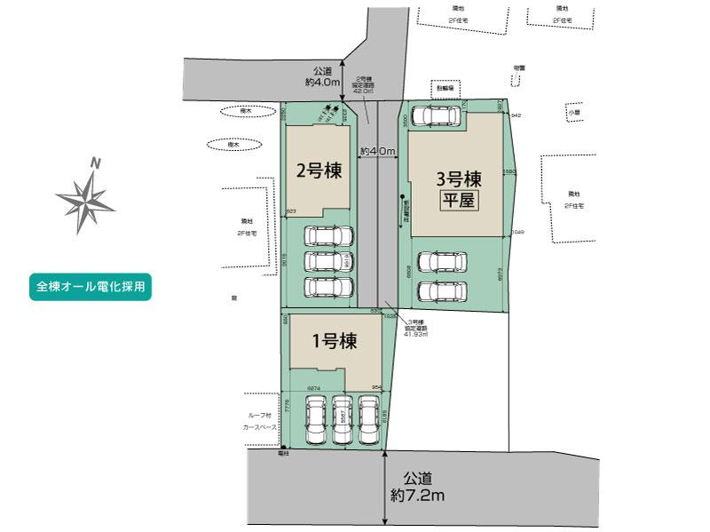 ブルーミングガーデン狭山市柏原１４期３棟の見取り図