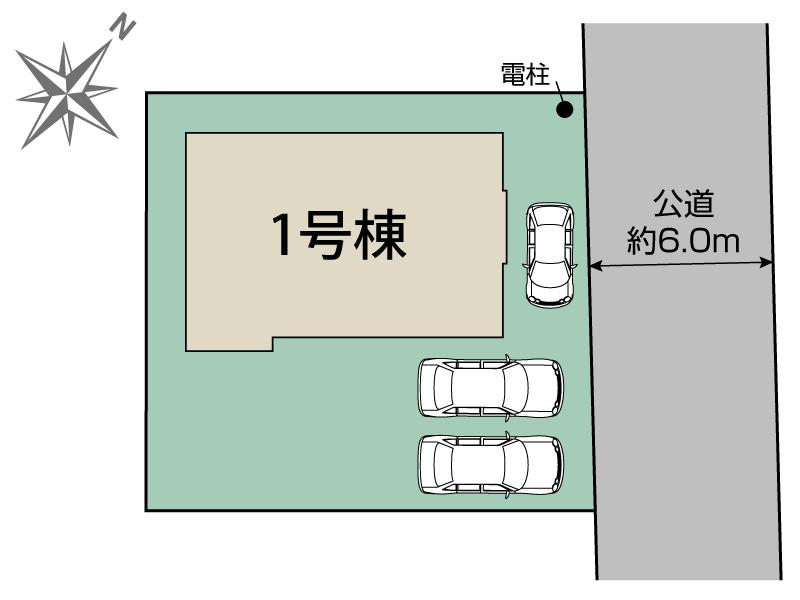 ブルーミングガーデン藤沢市遠藤１棟の見取り図