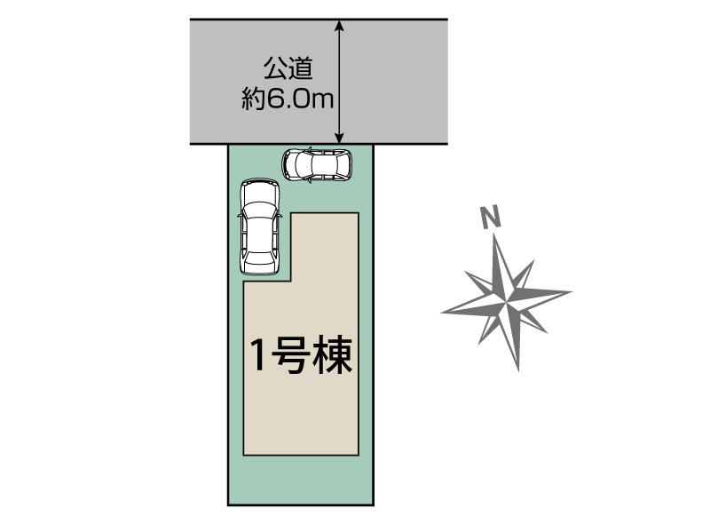 ブルーミングガーデン松戸市西馬橋３丁目１棟の見取り図
