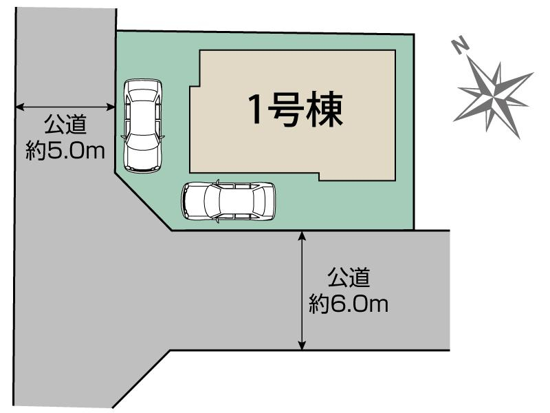ブルーミングガーデン八千代市大和田１棟の見取り図