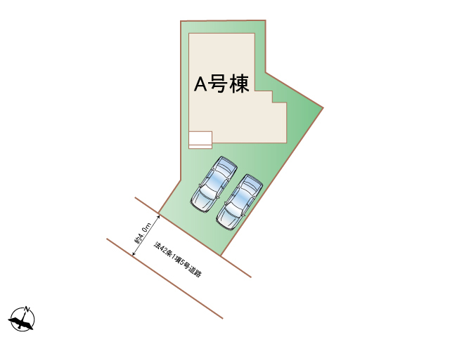 ハートフルタウン鹿野2丁目9番の見取り図