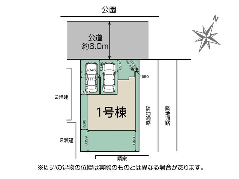 ブルーミングガーデン入間市久保稲荷５丁目１棟の見取り図