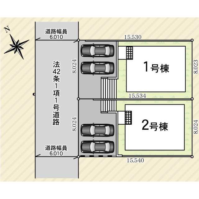 クレイドルガーデン仙台市泉区北中山 第10の見取り図