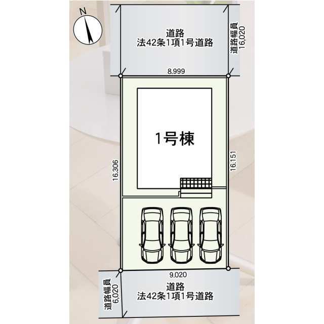 クレイドルガーデン大和町吉岡 第20の見取り図