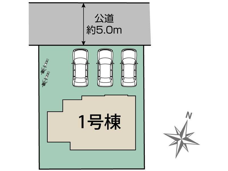 ブルーミングガーデン八王子市北野台４丁目１棟の見取り図