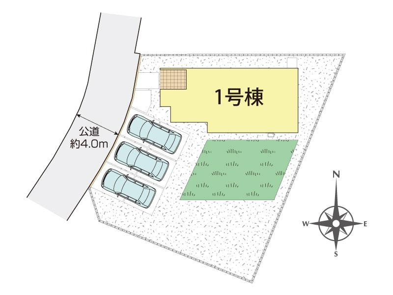 ブルーミングガーデン中央市西花輪１棟の見取り図