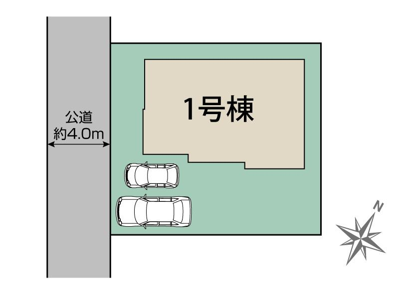 ブルーミングガーデン牛久市栄町６丁目１棟の見取り図