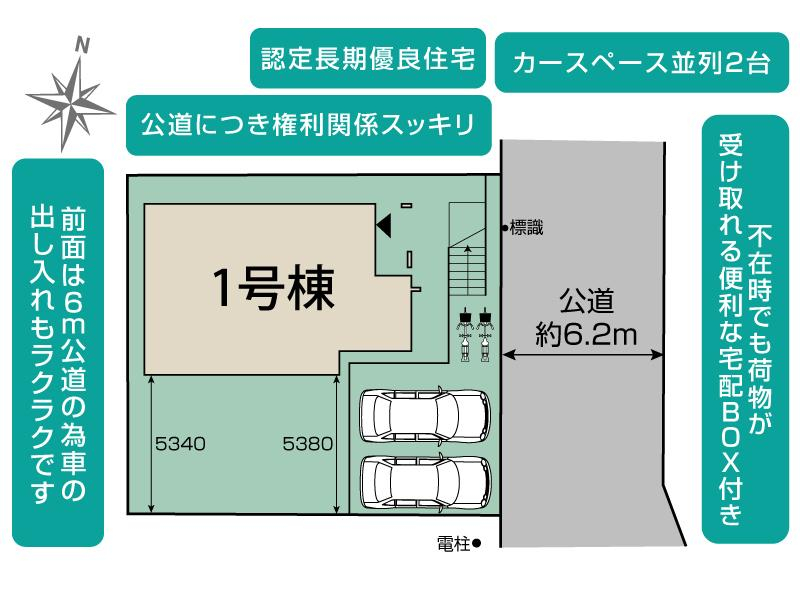 ブルーミングガーデン横須賀市大矢部３丁目１棟の見取り図