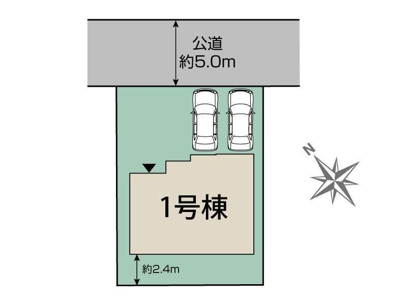ブルーミングガーデン四街道市旭ケ丘２丁目２期１棟の見取り図