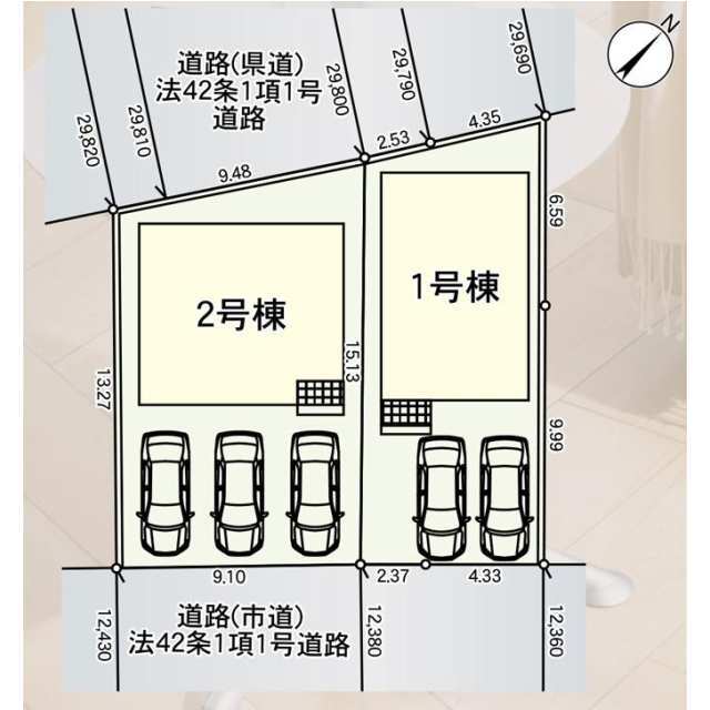 クレイドルガーデン大牟田市本町 第6の見取り図