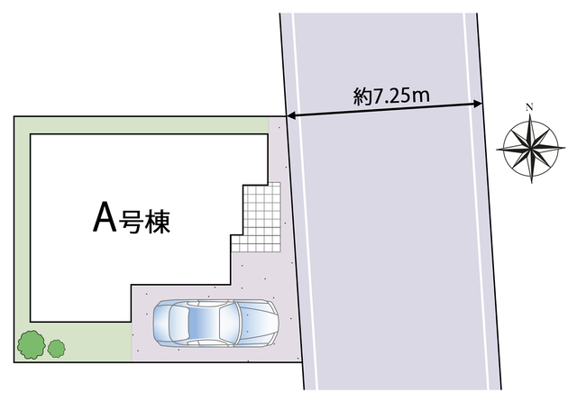 ハートフルタウン三郷市東町89番の見取り図