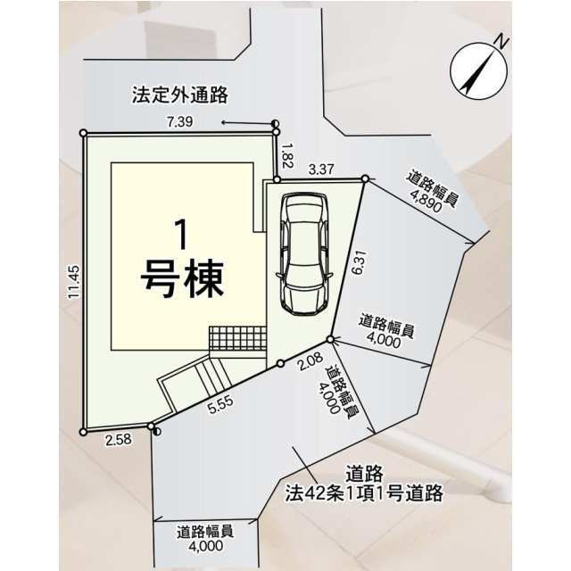 クレイドルガーデン蓮田市緑町 第4の見取り図