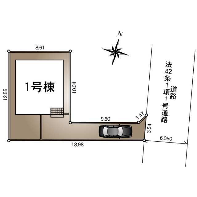 クレイドルガーデン久喜市栗原 第12の見取り図