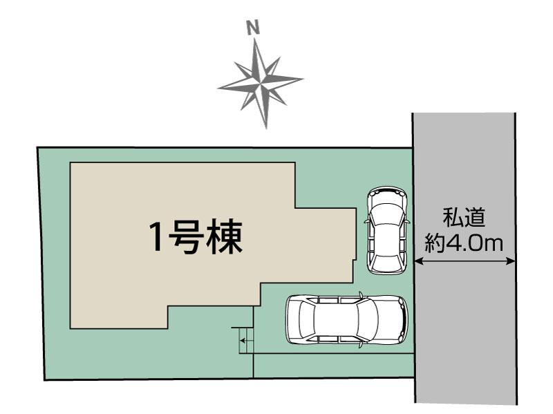 ブルーミングガーデン所沢市山口１棟の見取り図
