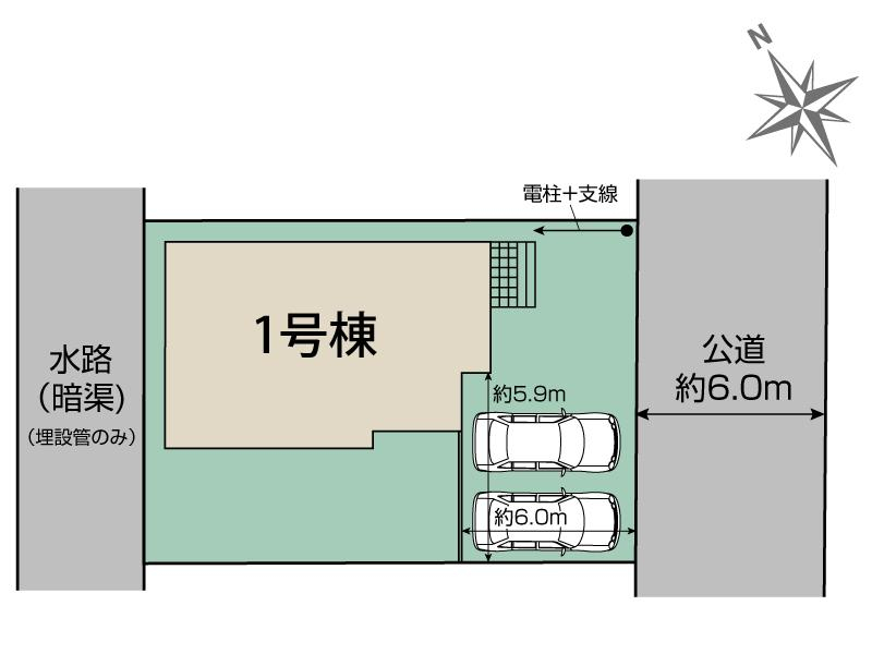 ブルーミングガーデン船橋市前原東６丁目１棟の見取り図