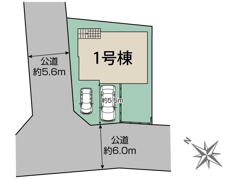 ブルーミングガーデン船橋市飯山満町３丁目１棟の見取り図