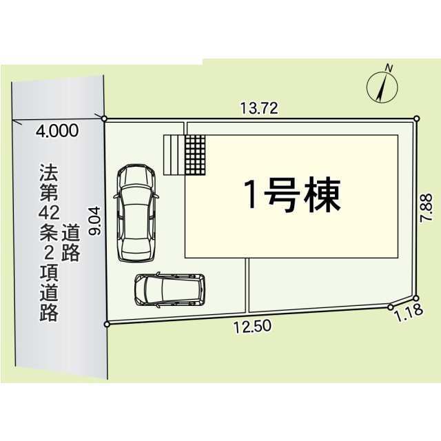 クレイドルガーデン小田原市荻窪 第10の見取り図